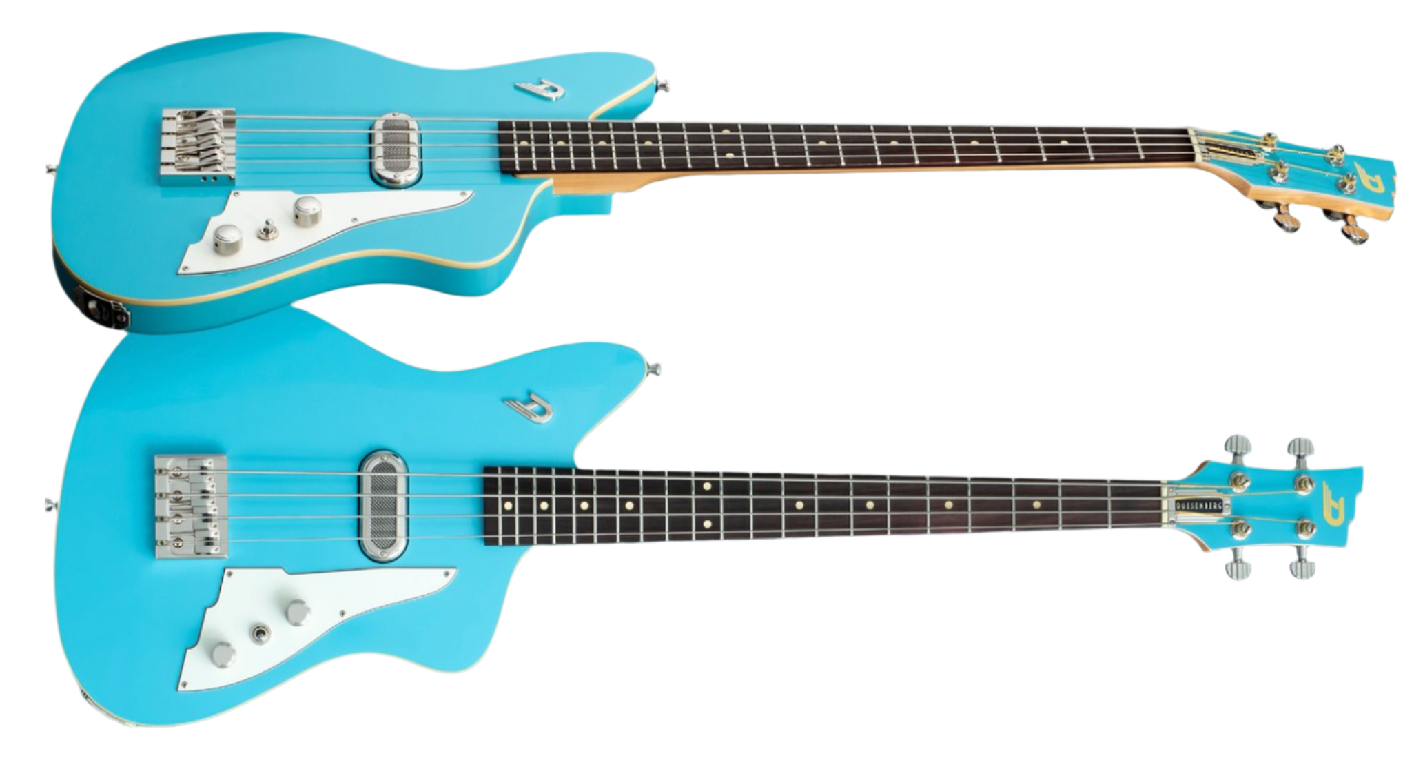 Duesenberg - Kavalier Bass with Short Scale & Case - Narvik Blue