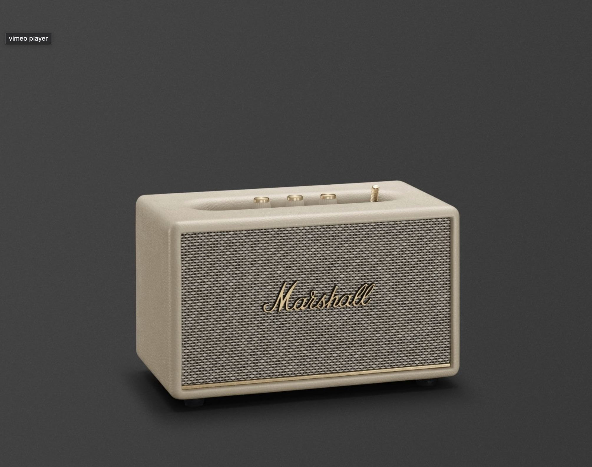【美品】Marshall ACTONⅢ CREAM La Boîte Musicale - Marshall - Acton III Black
