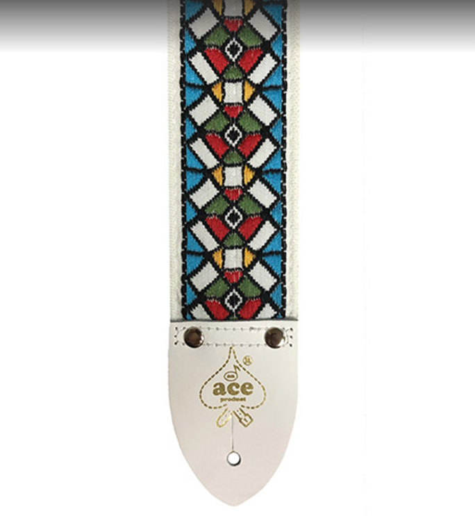 Ace Straps - Ace Stained Glass - 2" Vintage Reissue Strap