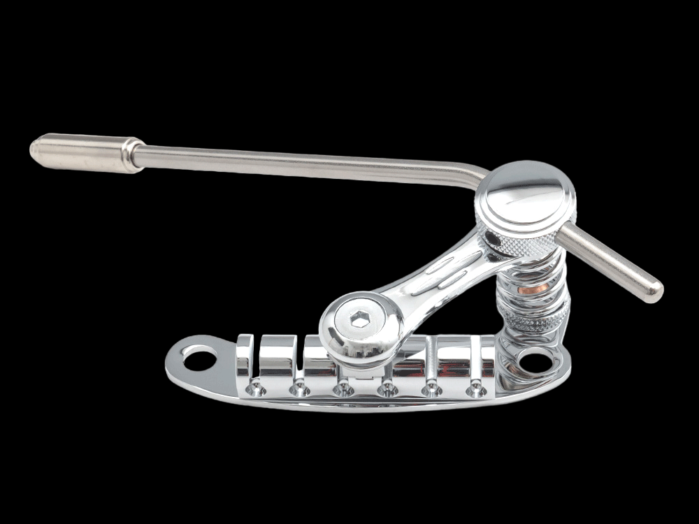 Duesenberg Les Trem II Tremolo System for Guitars - Chrome – top view