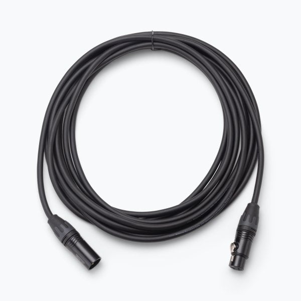 On-Stage OSPRO-MC-10 - Braided XLR Microphone Cable with Gold-Plated Connectors, Double-Shielded Copper Braiding and Lifetime Warranty, 10 FT