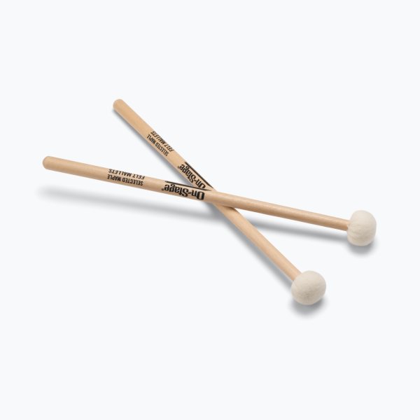 On-Stage WPM200 - Felt-Tip Mallets (Pair)
