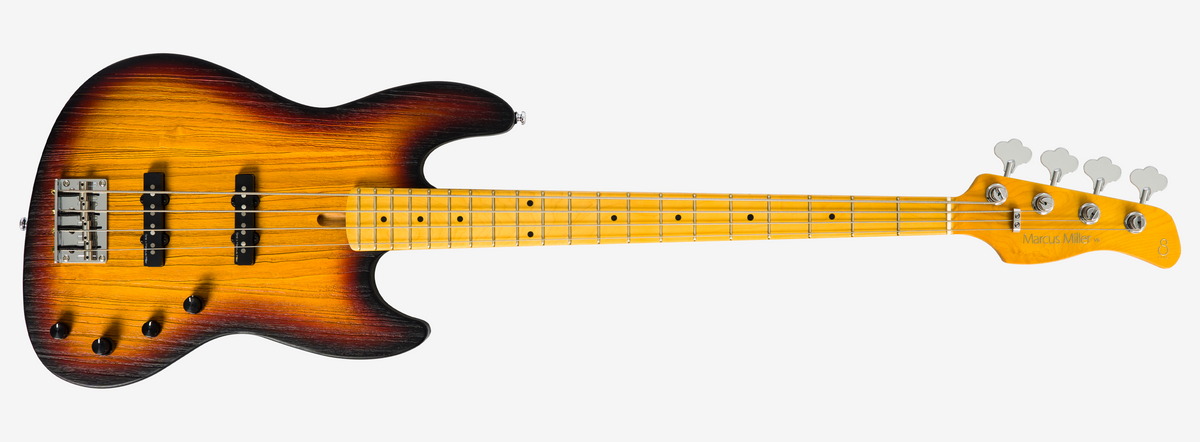 Sire - Marcus Miller V6 Basse électrique 4 cordes, finition Sunburst 3 tons
