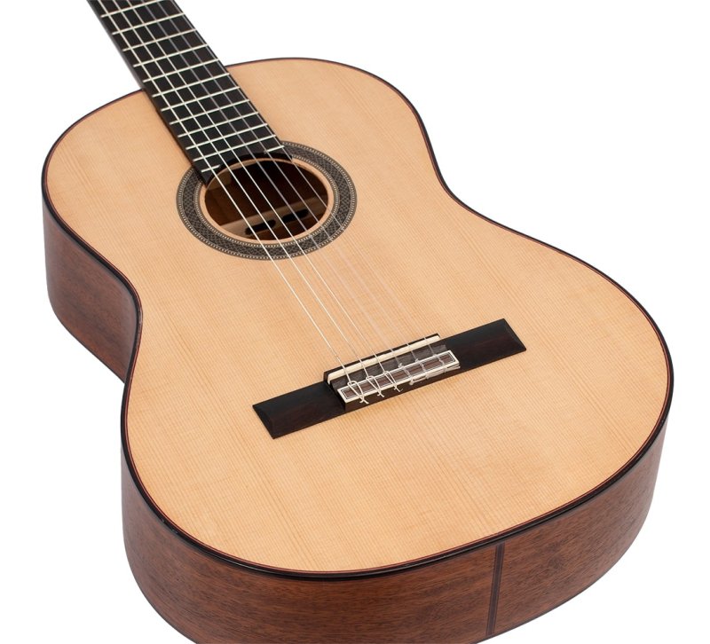 Valencia 700 Series 4/4 Size Solid Sitka Spruce Top Classical Acoustic Guitar, Natural
