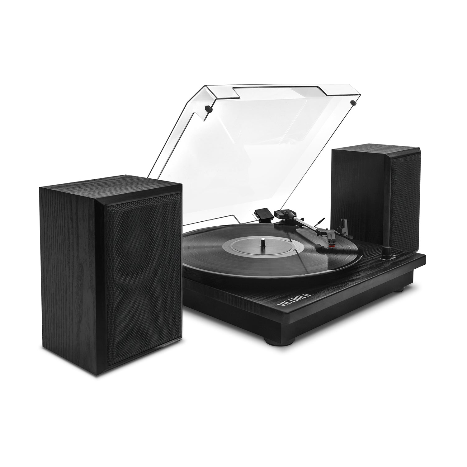 Montauk Bluetooth Turntable System - Black, Open Box