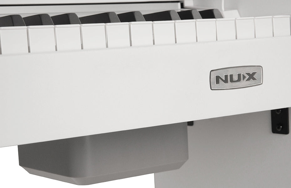 NUX - WK-310-WH 88-Key Digital Piano With Stand, Pedal And Bluetooth, White