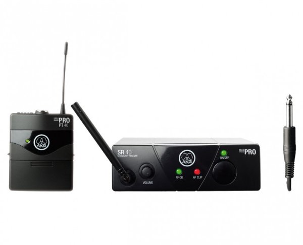 AKG WMS40MINI-INSTR-US25A - Wms40 Mini Single Instrumental Set Wireless Microphone System (Band: US25-A)