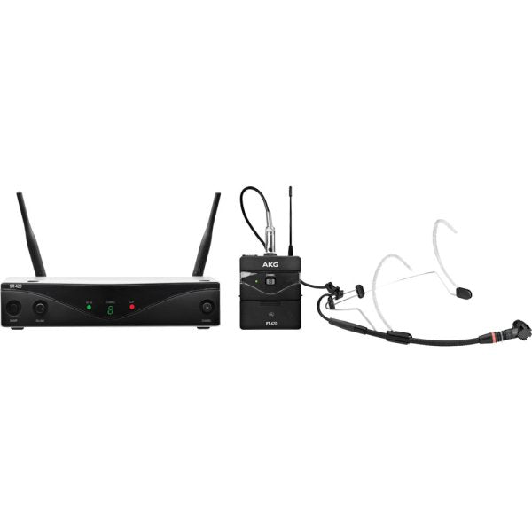 AKG WMS420-HEADSET-A - Professional Headworn Wireless Microphone System (Band A)