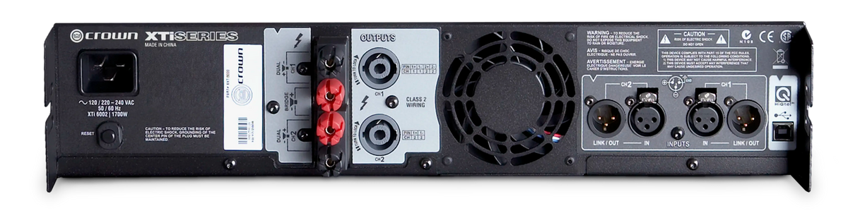 Crown XTI6002 - Audio Power Amplifier - alternate view