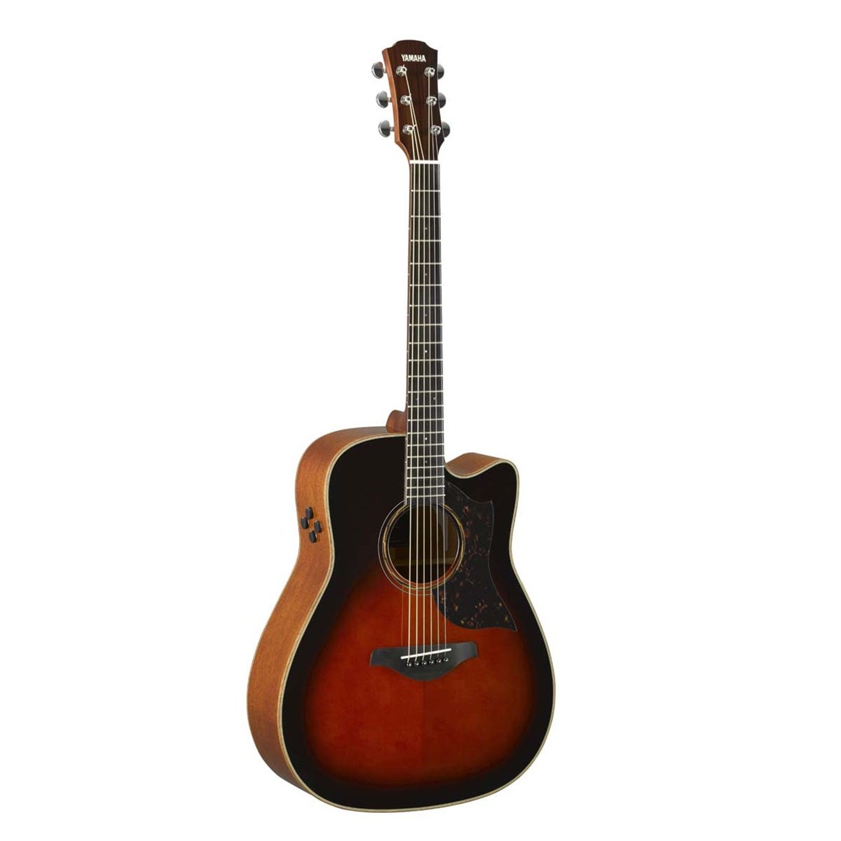 Yamaha A3M All Solid Spruce-Mahogany Dreadnought Cutaway - Tobacco Brown Sunburst