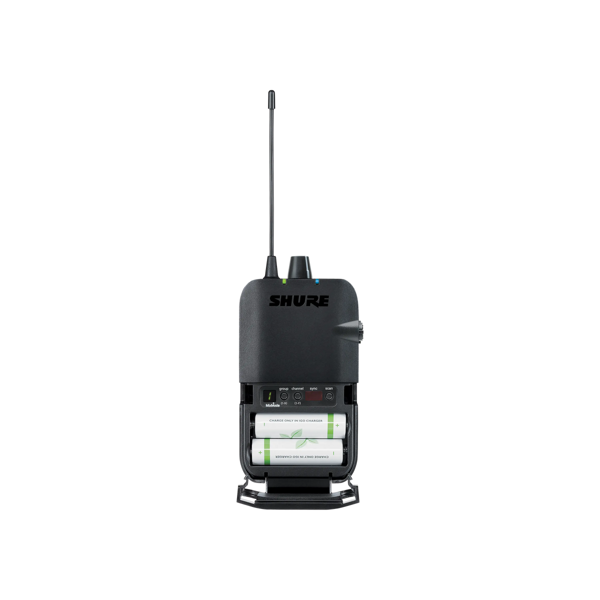 Shure P3R-H20 - PSM300 Receiver without Earphones - product view 2