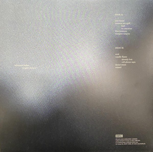 Adrianne Lenker - Bright Future LP - La Boîte Musicale - Vinyl Records - La Boîte Musicale -