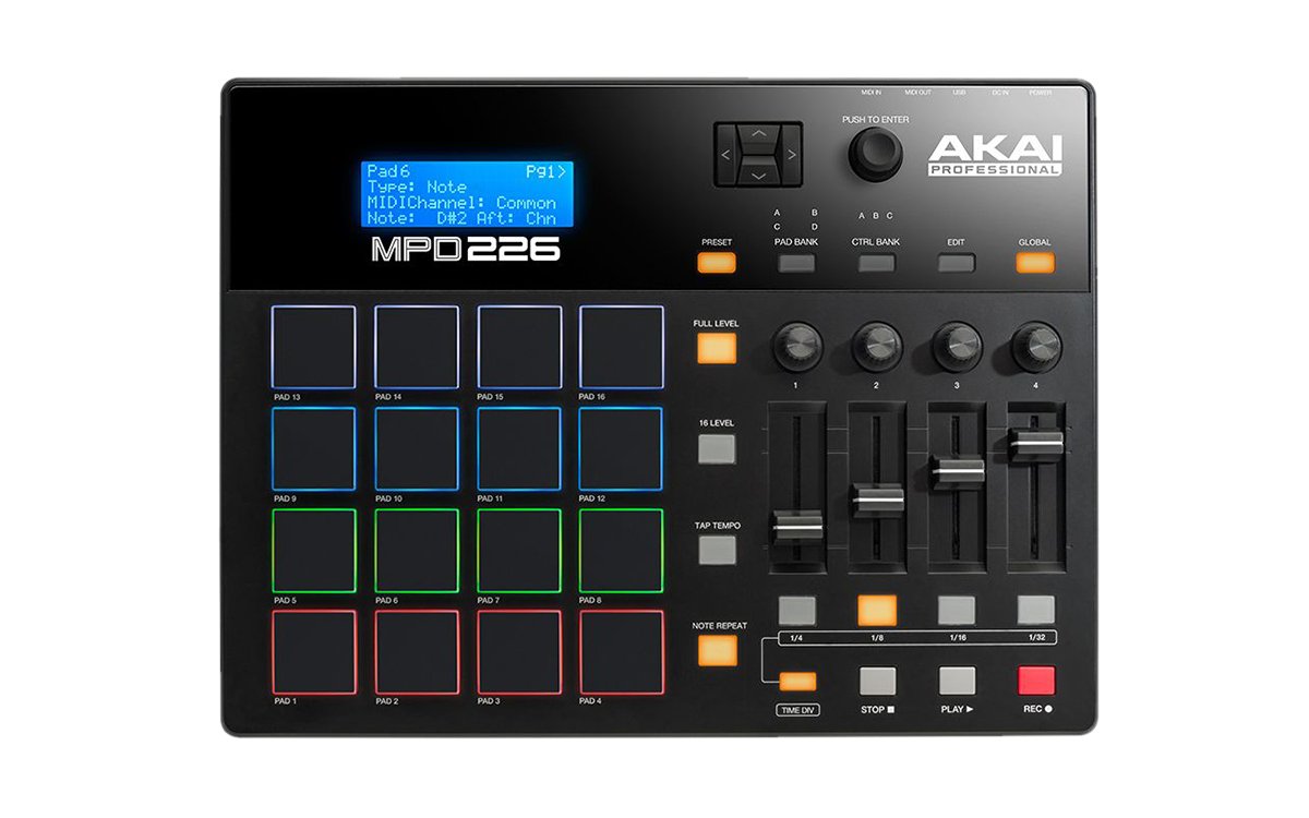 Akai MPD226 USB Controller - La Boîte Musicale - Controller - Akaï -
