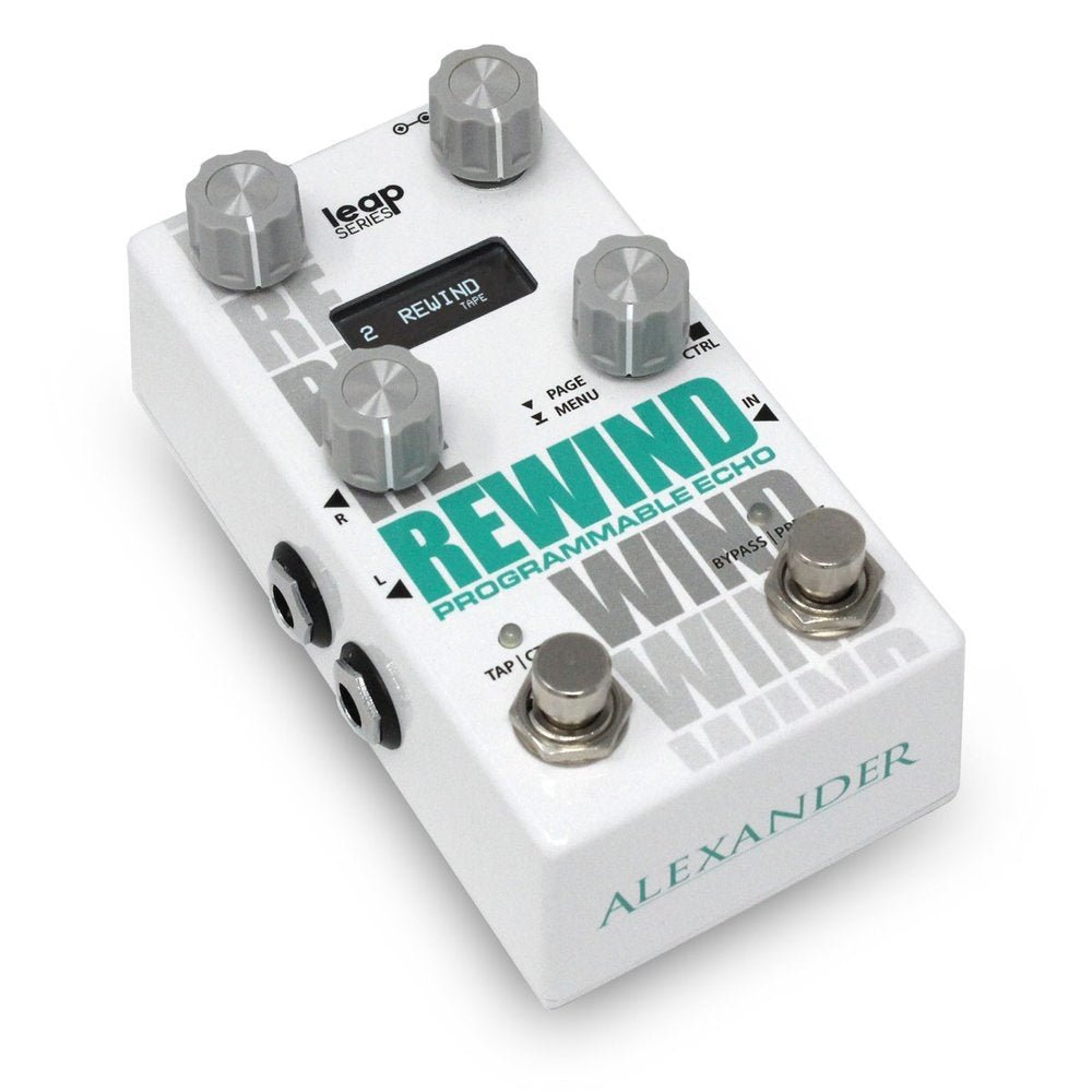 Alexander Pedals - Rewind Programmable Echo - La Boîte Musicale - Reverb - Alexander Pedals -