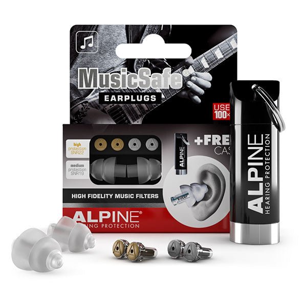 Alpine - Hearing Protection Musicians Earplugs With Two Interchangeable Filter Sets & Case - La Boîte Musicale - Hearing Protection - Alpine -