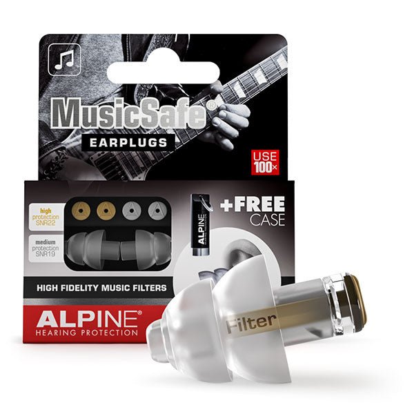 Alpine - Hearing Protection Musicians Earplugs With Two Interchangeable Filter Sets & Case - La Boîte Musicale - Hearing Protection - Alpine -