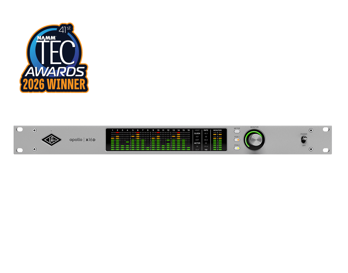 Universal Audio - Apollo x16D ESS (Rack/TB3/Dante/MAC/WIN) - photo du produit