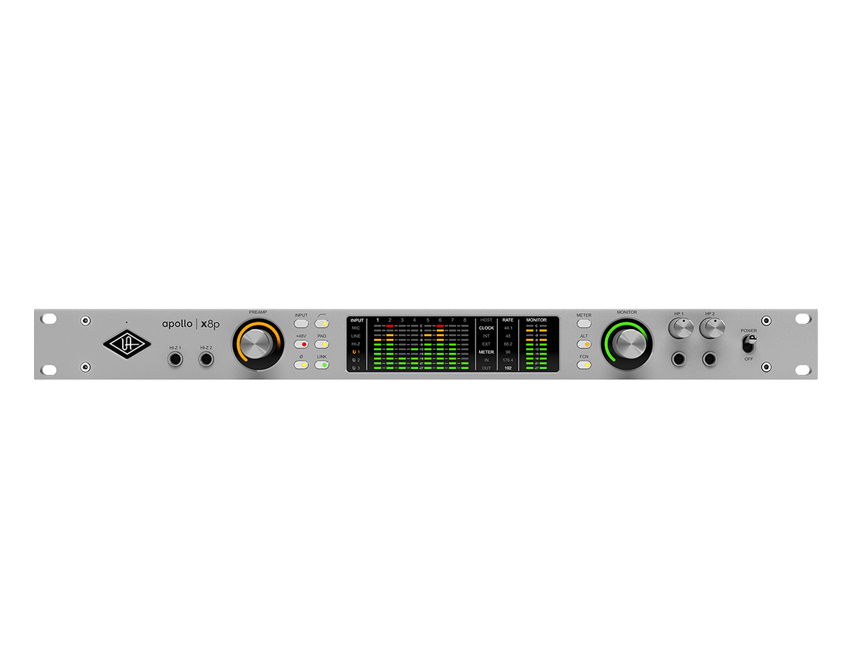 Universal Audio - Apollo x8P Gen 2 STU (Rack/TB3/MAC/WIN) - photo du produit