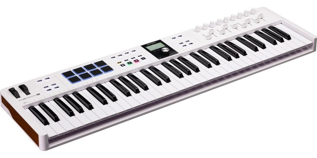 Arturia - KeyLab Essential 49 MK3 Universal MIDI Controller Keyboard - White - La Boîte Musicale - Controller - Arturia -