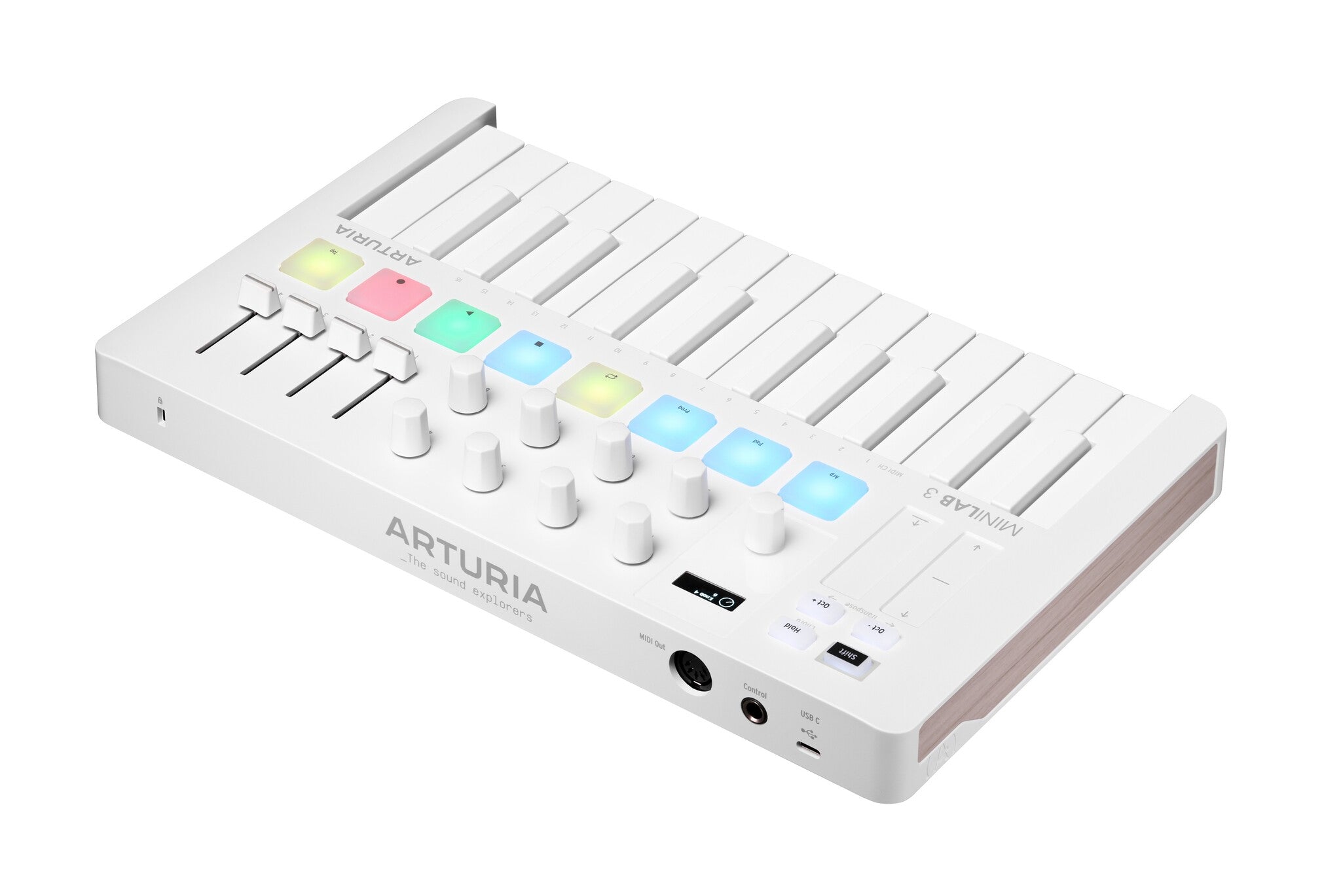 Arturia - Limited Edition Portable 25 - Key MIDI Controller - Alpine White - La Boîte Musicale - Controller - Arturia -