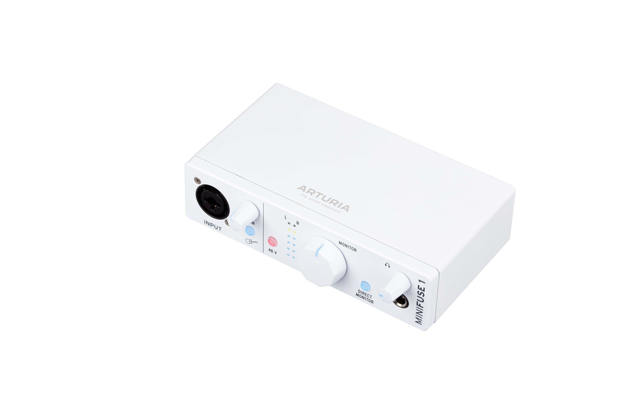 Arturia - MiniFuse 1 USB - C Audio Interface - White - La Boîte Musicale - Interfaces - Arturia -