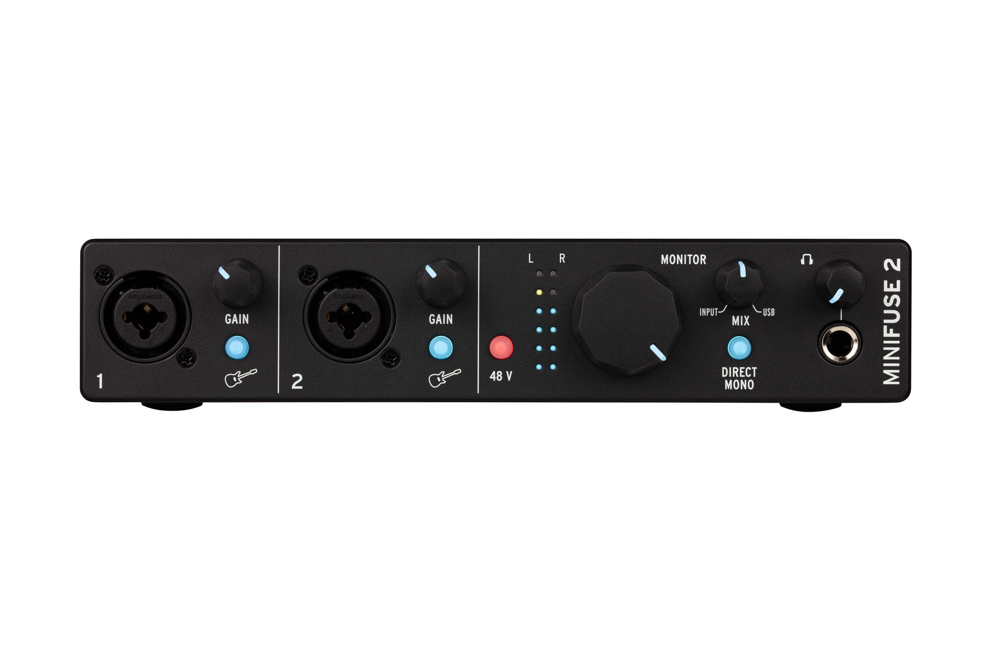 Arturia - MiniFuse 2 Compact USB Audio Interface - Black - La Boîte Musicale - Interfaces - Arturia -