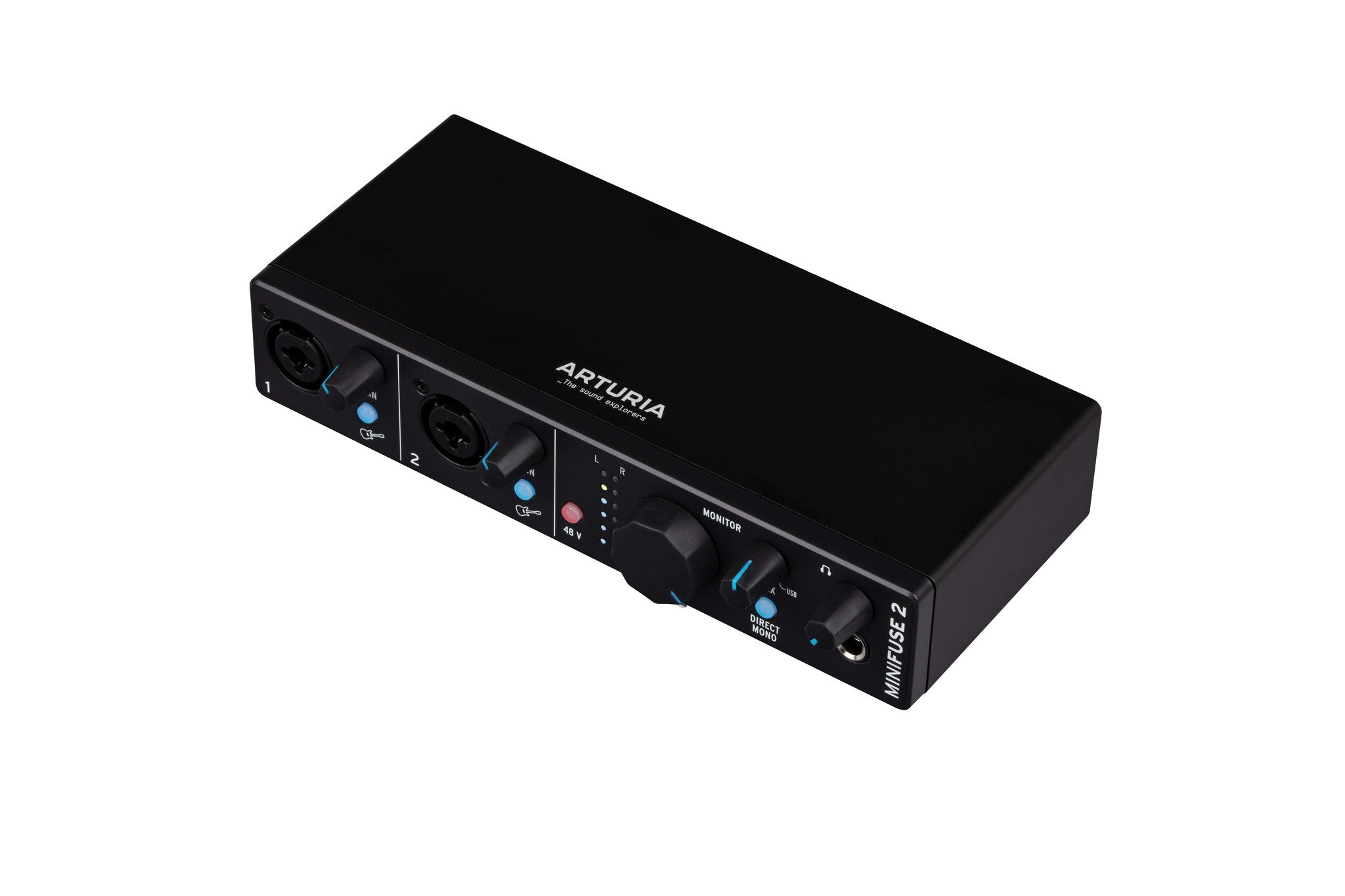 Arturia - MiniFuse 2 Compact USB Audio Interface - Black - La Boîte Musicale - Interfaces - Arturia -