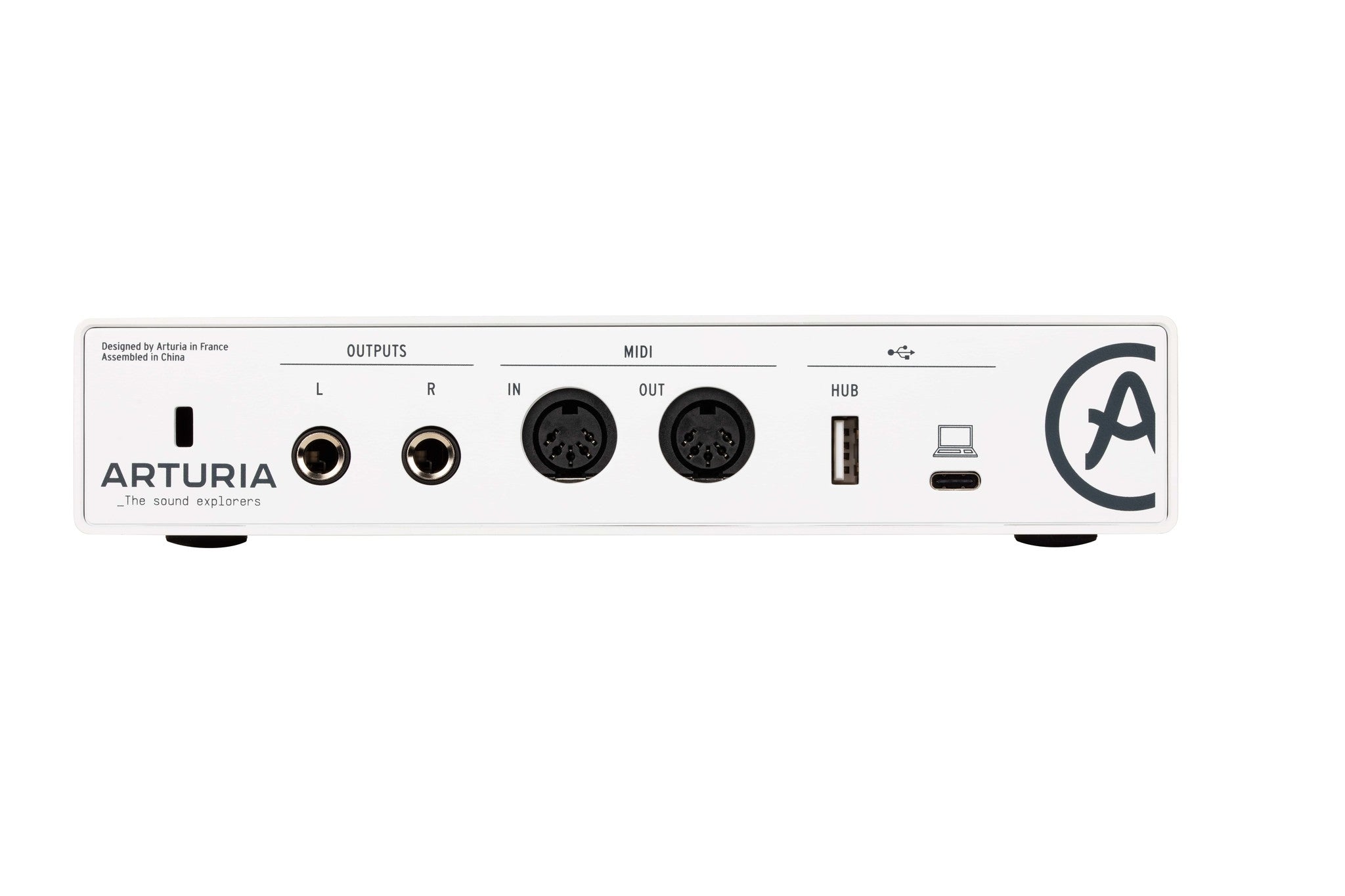 Arturia - MiniFuse 2 Compact USB Audio Interface - White - La Boîte Musicale - Interfaces - Arturia -