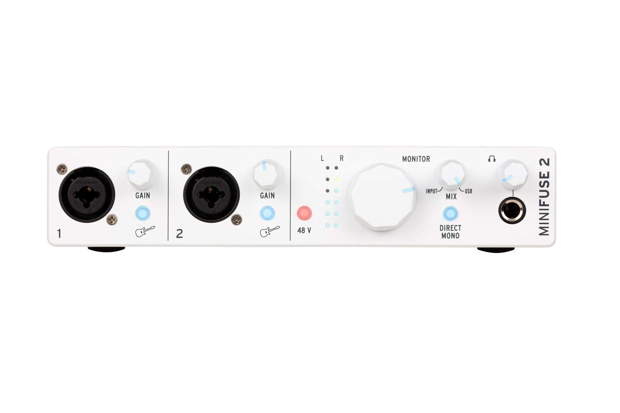 Arturia - MiniFuse 2 Compact USB Audio Interface - White - La Boîte Musicale - Interfaces - Arturia -