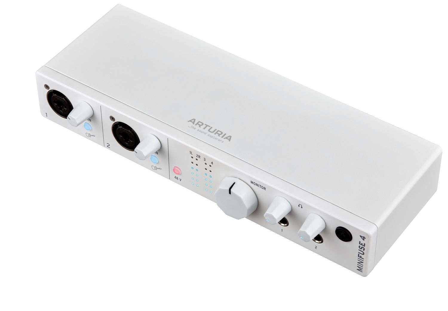 Arturia - MiniFuse 4 USB - C Audio Interface - White - La Boîte Musicale - Interfaces - Arturia -
