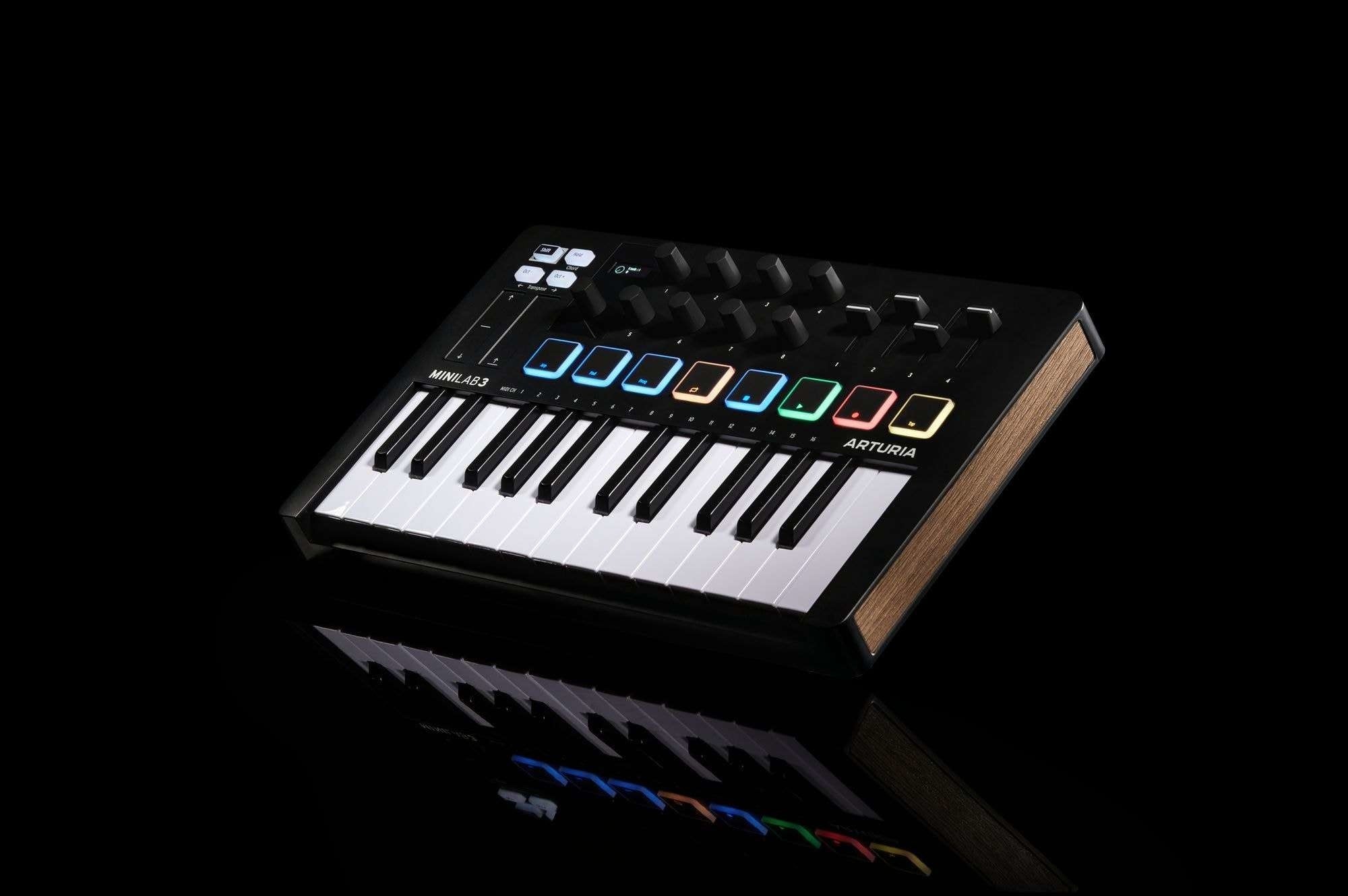 Arturia - MiniLab MK 3 Portable 25 - Key MIDI Controller - Black - La Boîte Musicale - Controller - Arturia -