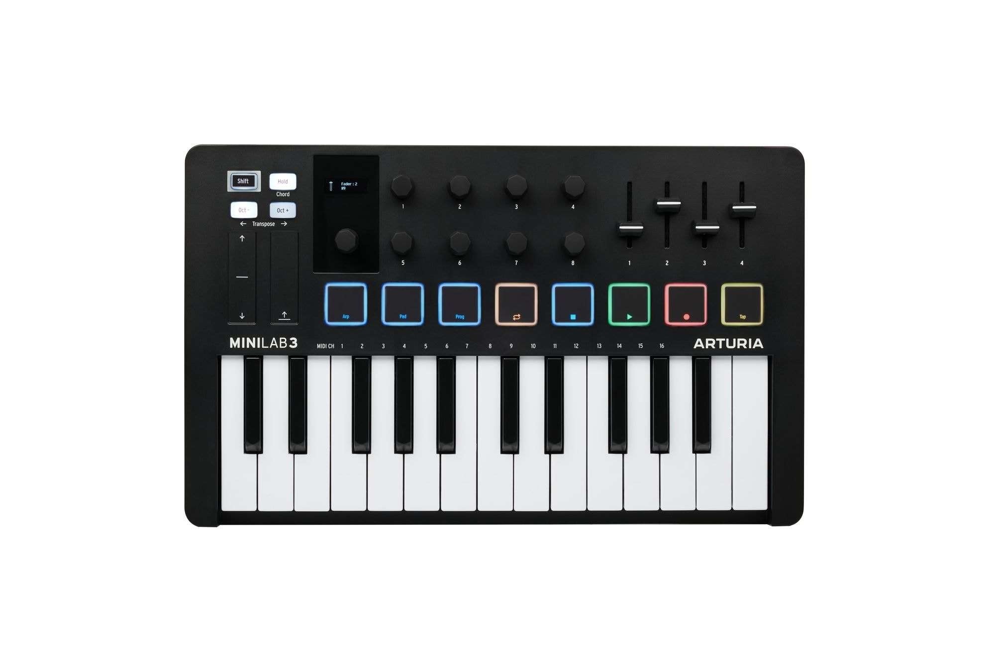 Arturia - MiniLab MK 3 Portable 25 - Key MIDI Controller - Black - La Boîte Musicale - Controller - Arturia -