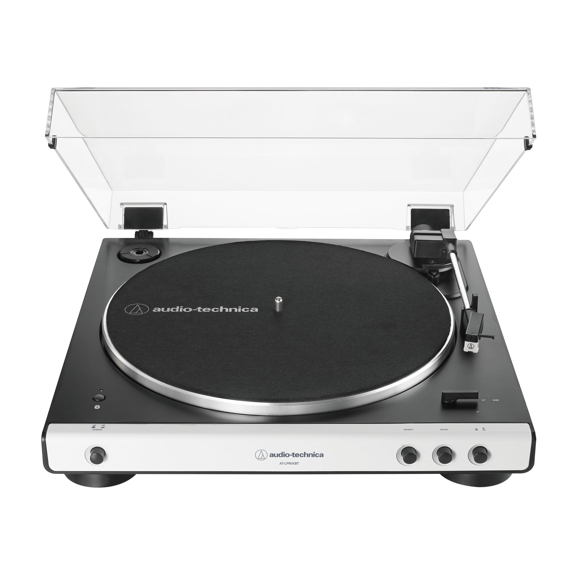 Audio - Technica - Fully Automatic Wireless Belt - Drive Turntable AT - LP60XBT / White - La Boîte Musicale - Turntable - Audio - Technica -