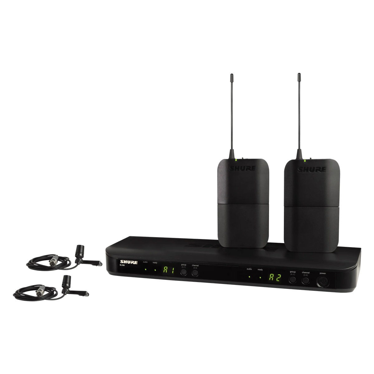 Shure BLX188/CVL-H10 - Dual Diversity System with 2 X CVL & 2 X BLX1 - product view 1