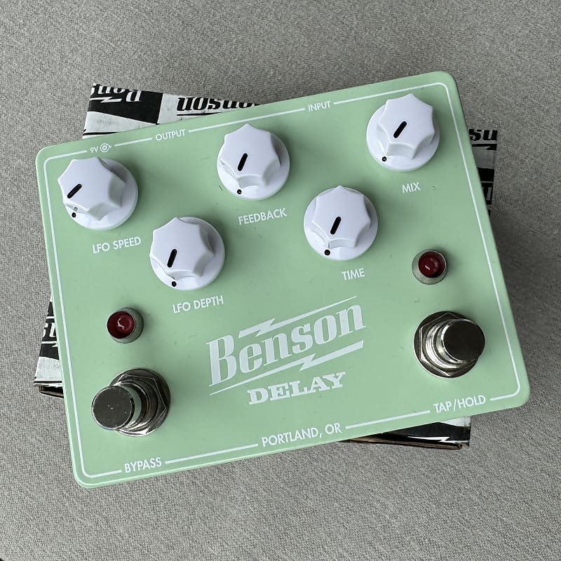 Benson - Delay Pedal / Seafoam - La Boîte Musicale - Delay - Benson Amps -