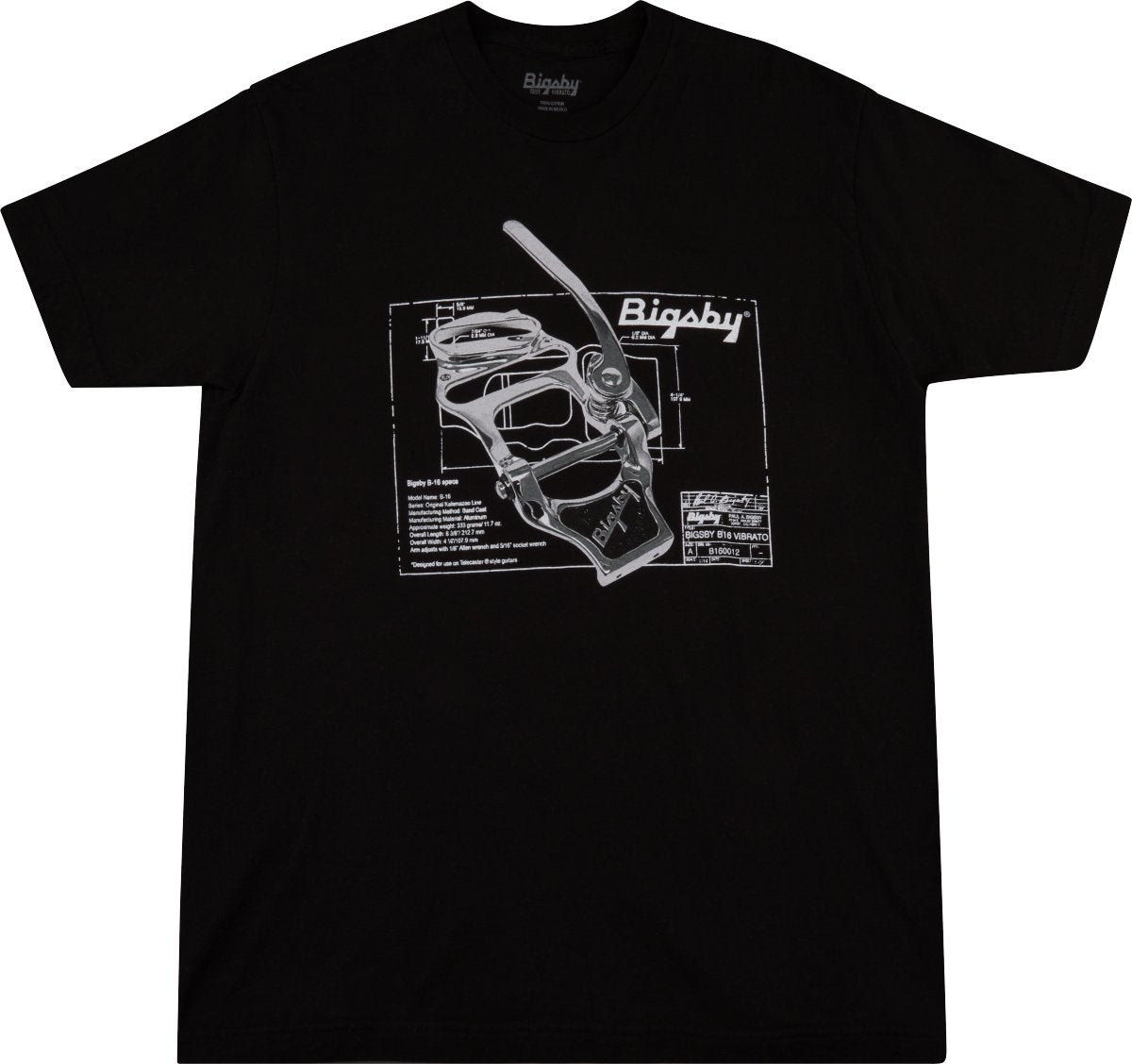 Bigsby® B16 Graphic T - Shirt - Black - L - La Boîte Musicale - Bigsby -