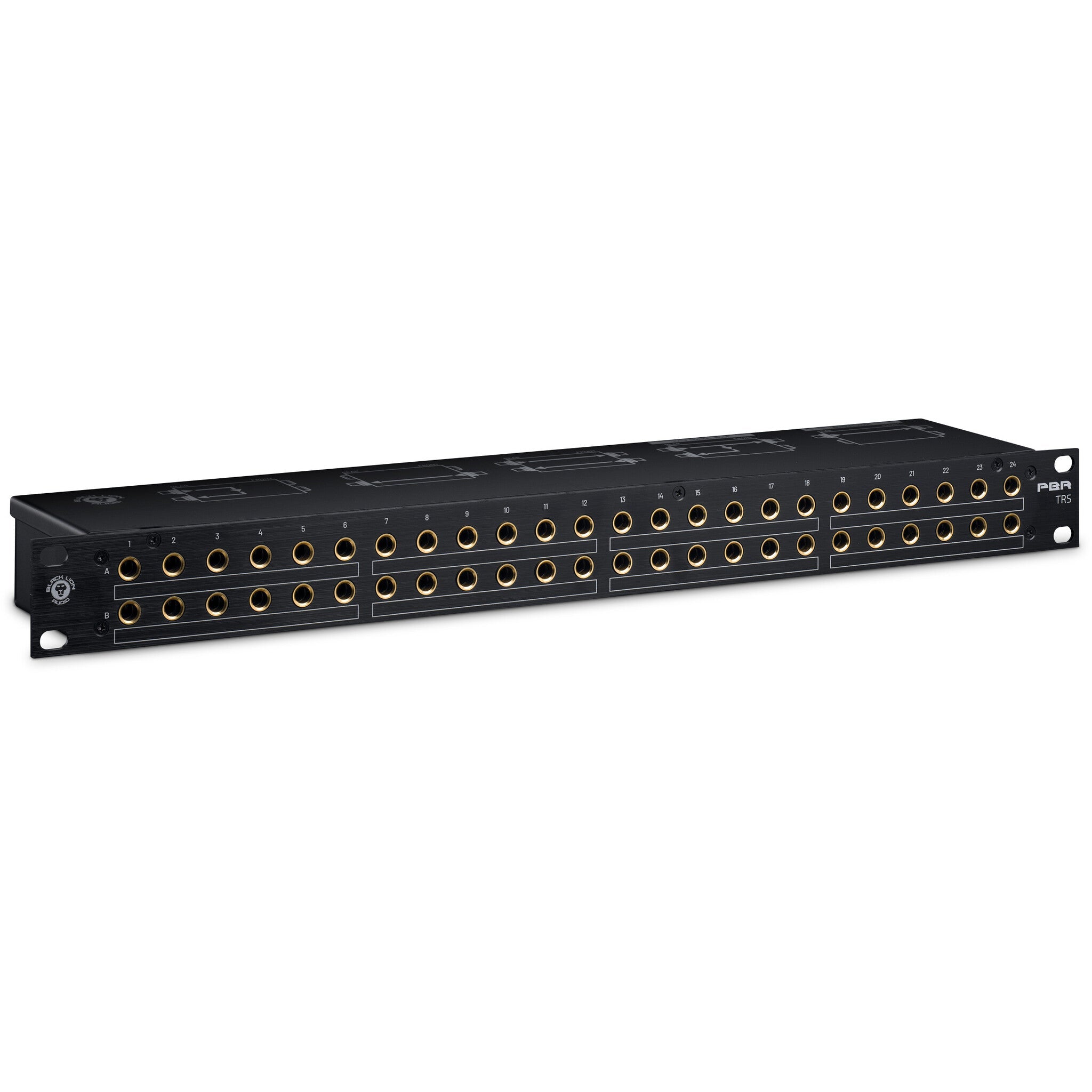 Black Lion Audio - 46 - point Patchbay with Bluetooth and 94 Gold - plated TRS Connectors - La Boîte Musicale - Patchbays - Black Lion Audio -