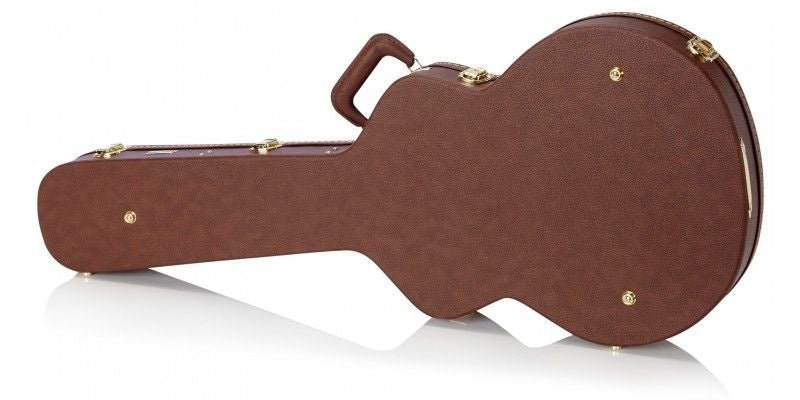 Boblen - Hardshell Case for Dreadnought Acoustic Guitars - Brown - La Boîte Musicale - Profile -