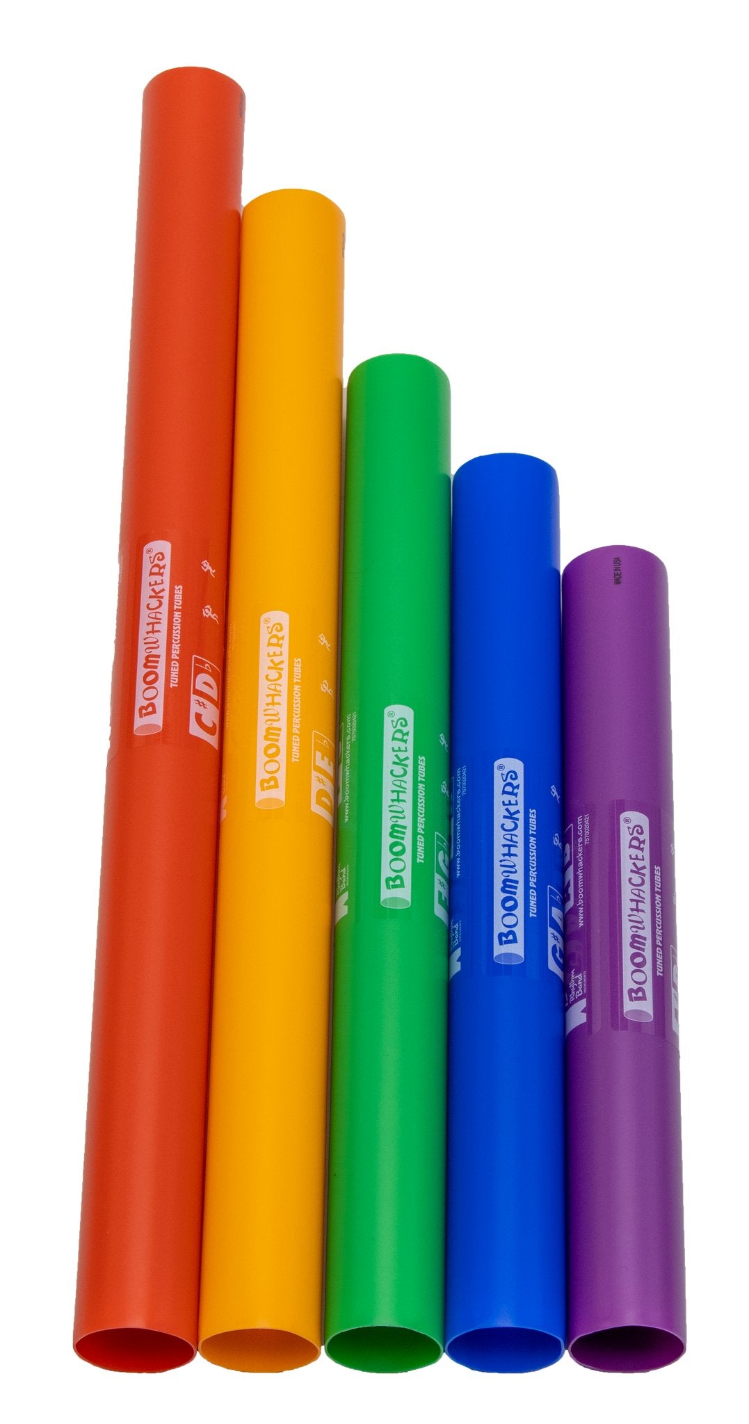 Boomwhackers - 5 Tuned Tubes Chromatics - La Boîte Musicale - Boomwhackers - La Boîte Musicale -