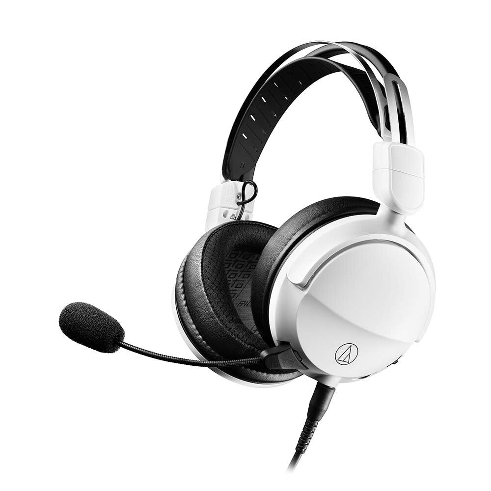 Audio-Technica ATH-GL3WH Closed-Back Gaming Headset, White