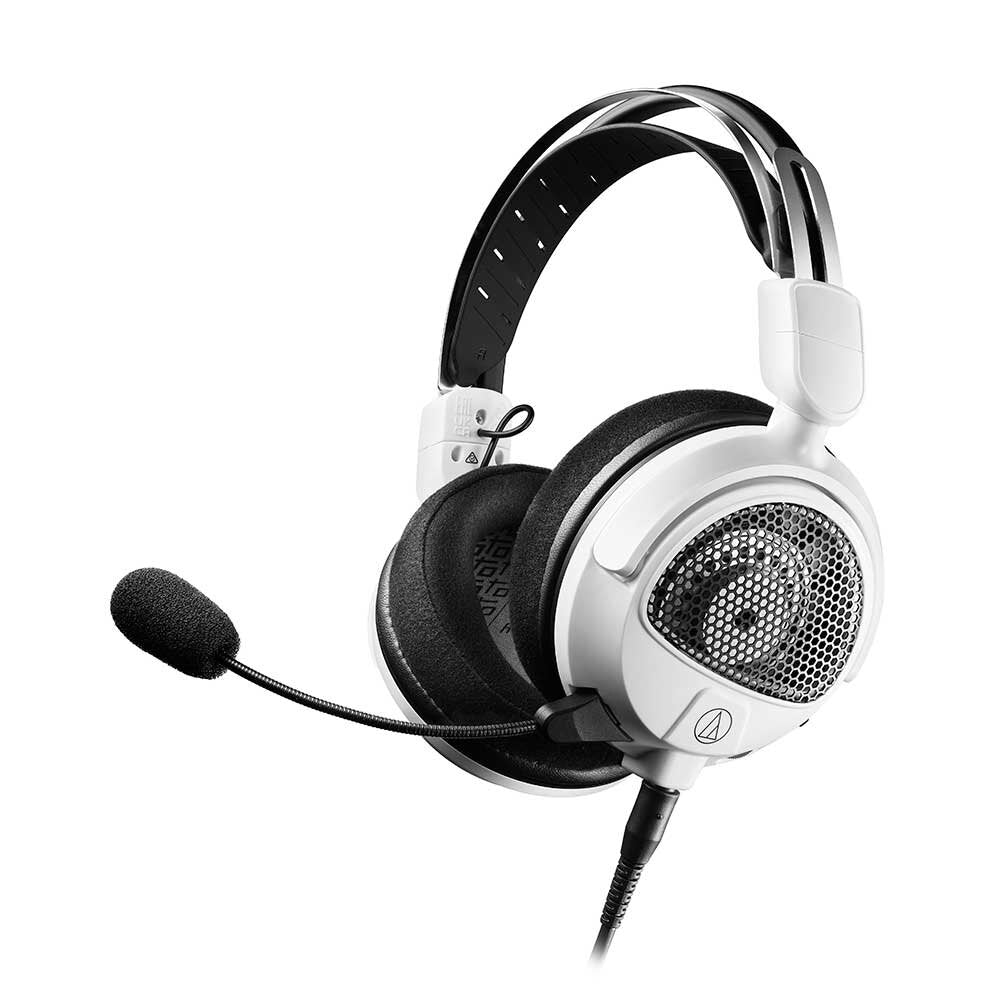 Audio-Technica ATH-GDL3WH Open-Back Gaming Headset, White