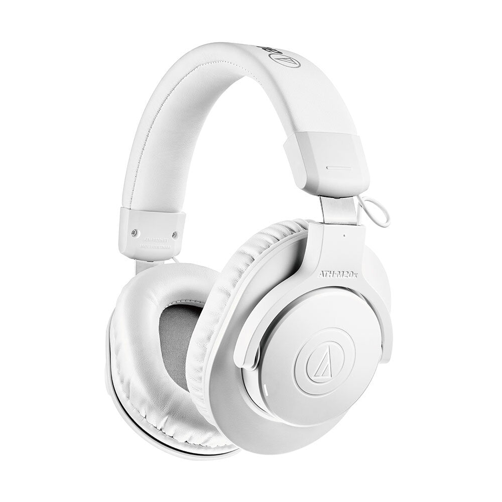 Audio-Technica ATH-M20XBTWH Wireless Bluetooth Over-Ear Headphones, White