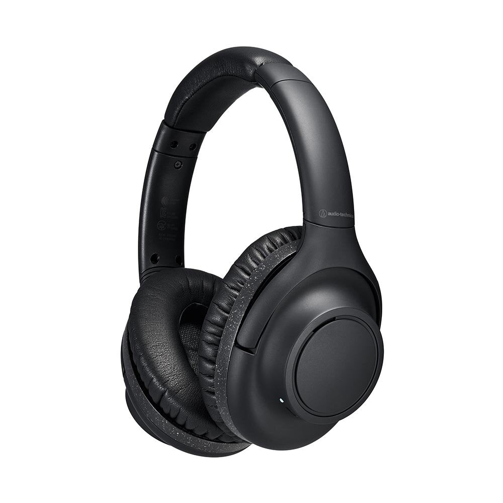 Audio-Technica ATH-S300BTBK Wireless Bluetooth Noise-Cancelling Over-Ear Headphones, Black