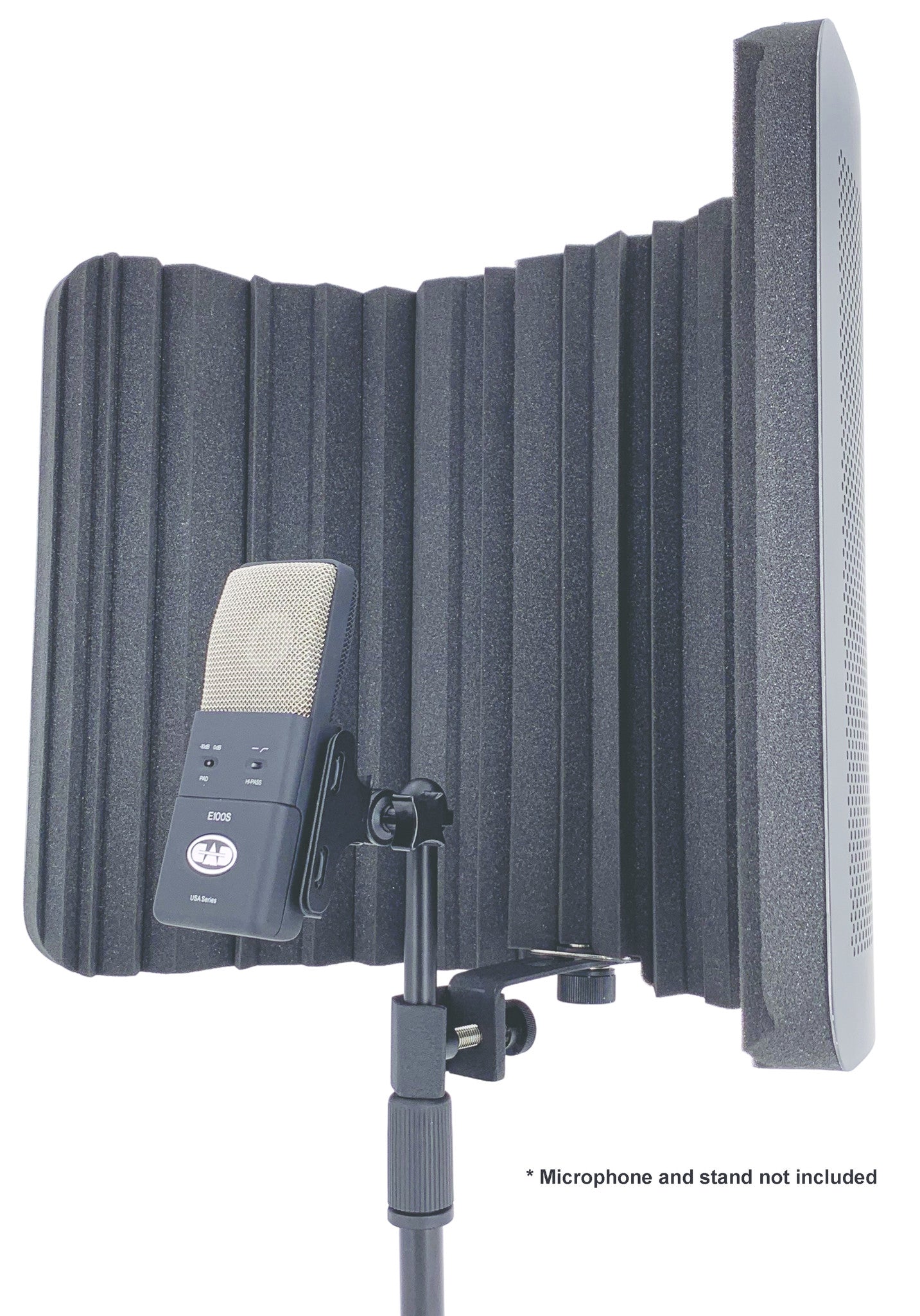 CAD - Acousti - Shield Stand - Mounted Microphone Acoustic Enclosure - La Boîte Musicale - Acoustic Enclosure - CAD audio -