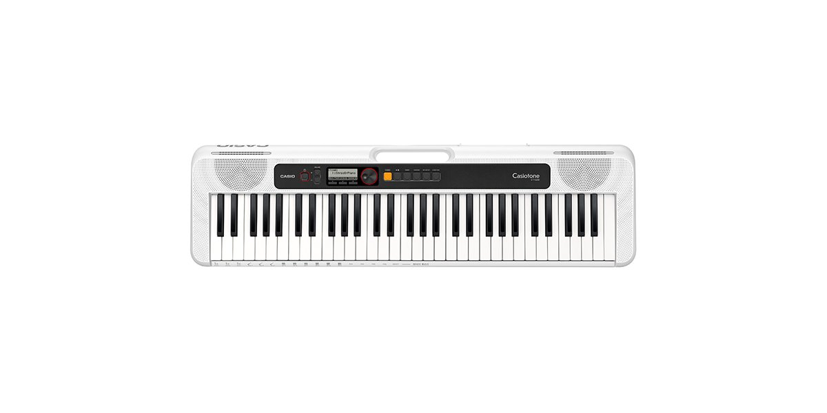 Casio Casiotone CT S200WE 61 Key Portable Keyboard White