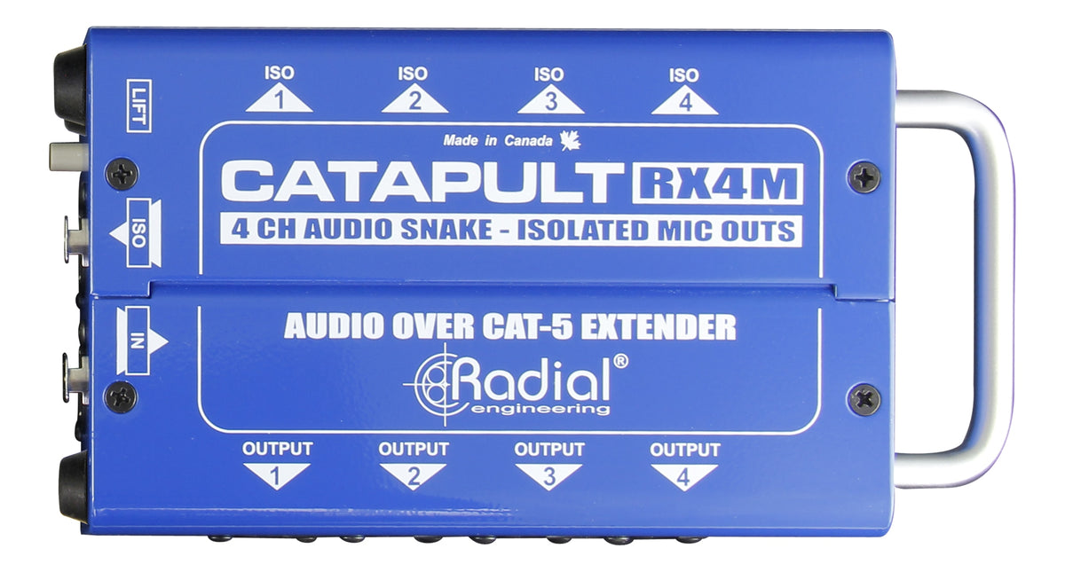 Radial Catapult RX4M - Cat 5 Analog Snake - product view 1
