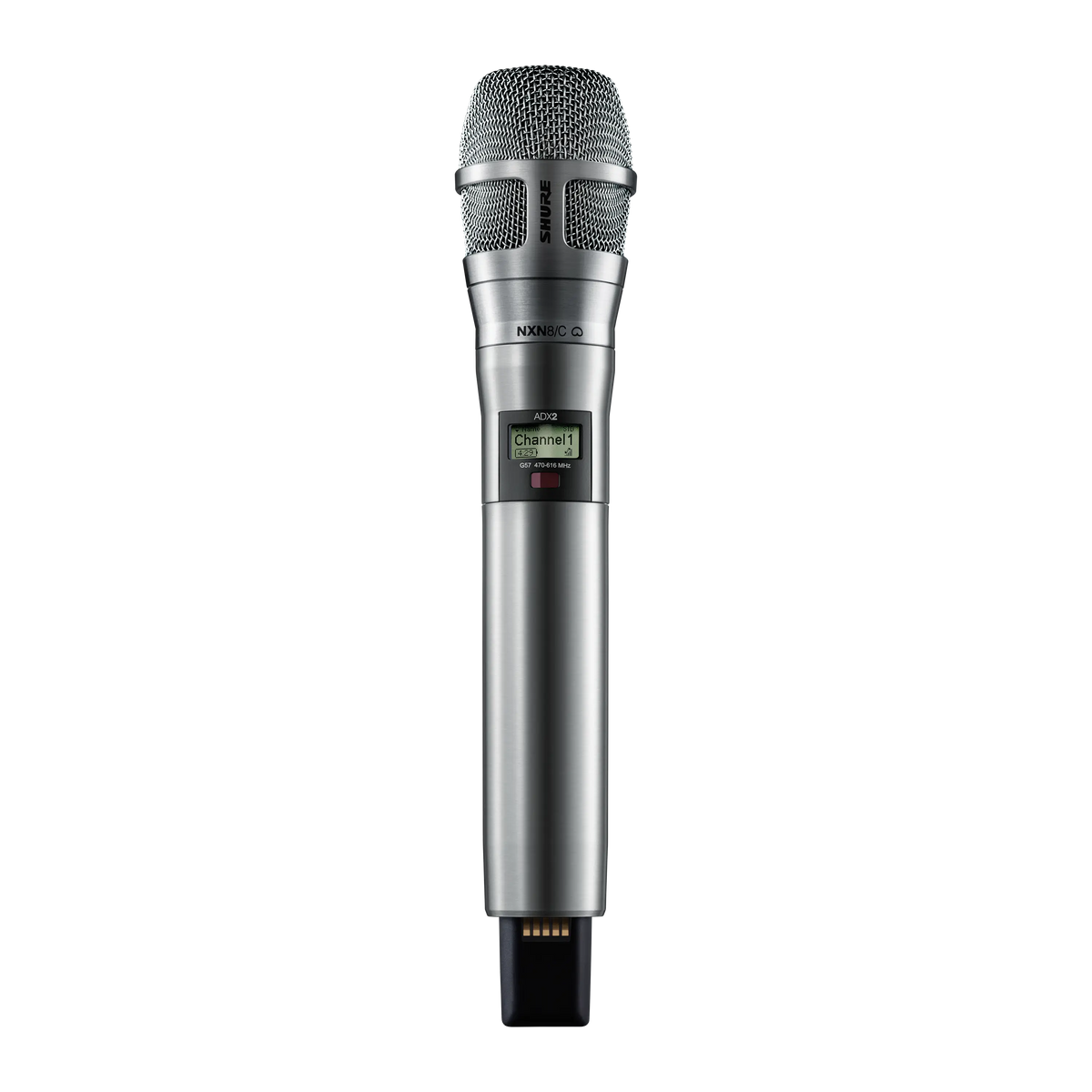 Shure ADX2/N8CN-G57 - Wireless Handheld Transmitter with Nickel N8CN Microphone - product view 1