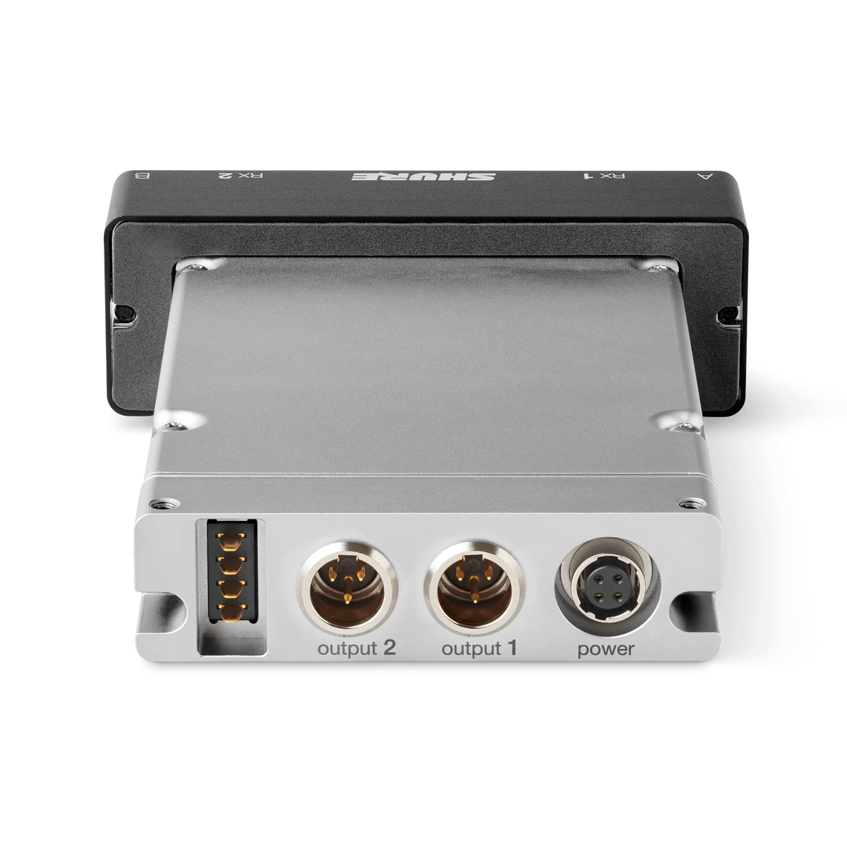 Shure ADX5BP-TA3 - Dual TA3 Backplate for ADX5D Portable Receiver - product view 2