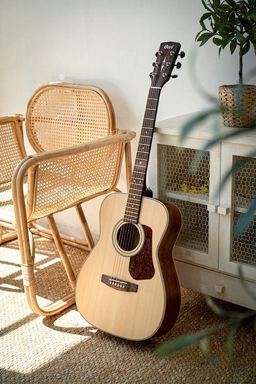 Cort Guitars - Natual Satin Acoustic Guitar - La Boîte Musicale - Acoustic Guitars - Cort -