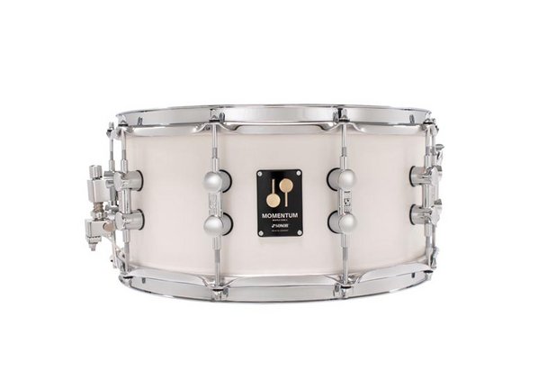Sonor-Maple 14x6.5 Snare Drum, Wood, Satin Pure White